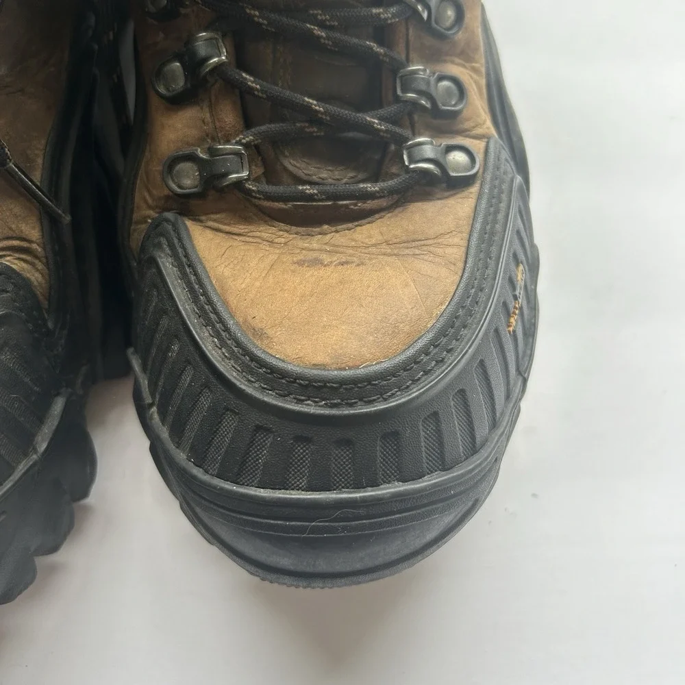 Helly Hansen Hiking Boots Mens 13 Brown Leather Trail‎ Trek Wear Rugged Gorpcore